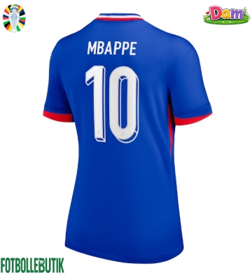 Frankrike Kylian Mbappe #10 Hemmatröja Kvinnor EM 2024 Kortärmad